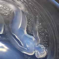 Rene Lalique Opalescent Glass Ondines Plate - 4341370