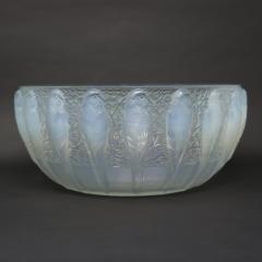 Rene Lalique Opalescent Glass Perruches Bowl - 3733398