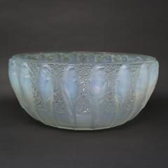 Rene Lalique Opalescent Glass Perruches Bowl - 3733399