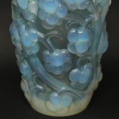 Rene Lalique Opalescent Glass Raisins Vase - 2570849