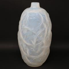 Rene Lalique Opalescent Glass Ronces Vase - 2156478