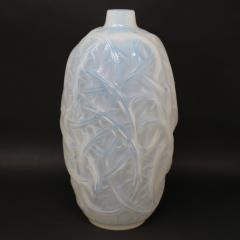 Rene Lalique Opalescent Glass Ronces Vase - 2156479