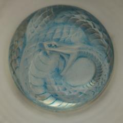 Rene Lalique Opalescent Glass Serpent Round Ashtray - 2540738