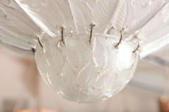 Rene Lalique R Lalique Chandelier Feuilles de Charmes  - 1417625