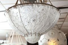 Rene Lalique R Lalique Chandelier Feuilles de Charmes  - 1417628