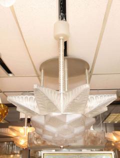 Rene Lalique Rene Lalique Art Deco Chandelier Stockholm I  - 1417893