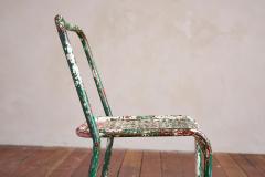 Rene Malaval Rene Malaval Perforated Chairs set of 6 - 4530717