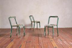 Rene Malaval Rene Malaval Perforated Chairs set of 6 - 4530807