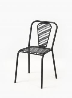 Rene Malaval Set of 6 Rene Malaval Metal Dining Chairs - 4175555
