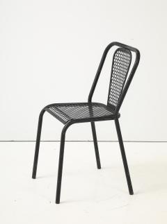 Rene Malaval Set of 6 Rene Malaval Metal Dining Chairs - 4175558