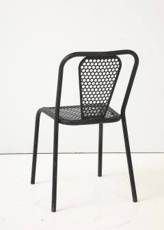 Rene Malaval Set of 6 Rene Malaval Metal Dining Chairs - 4175559