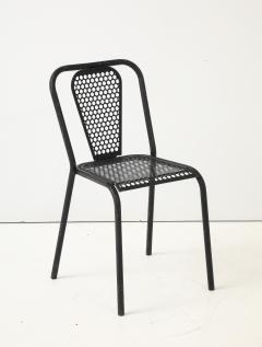 Rene Malaval Set of 6 Rene Malaval Metal Dining Chairs - 4175563