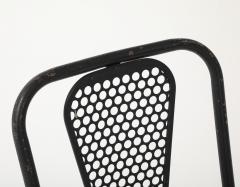 Rene Malaval Set of 6 Rene Malaval Metal Dining Chairs - 4175564