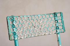 Rene Malaval Turquoise Rene Malaval Bistro Chairs set of 6 - 4440043