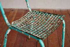 Rene Malaval Turquoise Rene Malaval Bistro Chairs set of 6 - 4440055