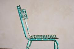 Rene Malaval Turquoise Rene Malaval Bistro Chairs set of 6 - 4440098