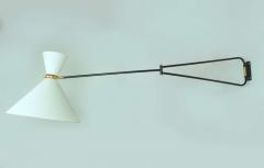 Rene Mathieu Adjustable Mid Century French Wall Sconce Single - 994037