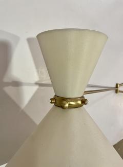 Rene Mathieu Adjustable Mid Century French Wall Sconce Single - 3356336