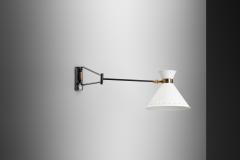 Rene Mathieu Ren Mathieu Diabolo Wall Lamp for Lunel France 1950s - 3335196