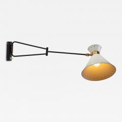 Rene Mathieu Ren Mathieu Diabolo Wall Lamp for Lunel France 1950s - 4248815