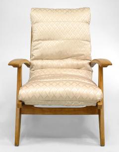Rene Melin French 1950s Beechwood 3 Piece Salon Set - 424890