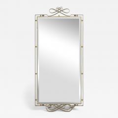 Rene Prou Art Deco Forged Iron Mirror - 4207615