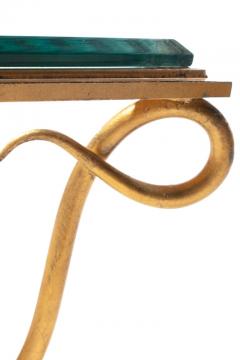 Rene Prou French 1940s Ren Prou Style Gilt Iron Coffee Table - 2507706