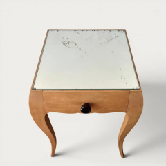 Rene Prou French Art Deco Sycamore End Tables attributed to Ren Prou circa 1940 - 4612723