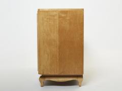 Rene Prou Mid century Ren Prou sycamore brass commode 1940s - 2356322