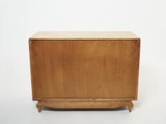 Rene Prou Mid century Ren Prou sycamore brass commode 1940s - 2356323