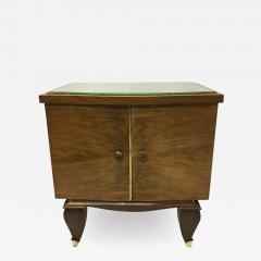 Rene Prou Pair of Mid Century Modern Neoclassical Side Tables Nightstands Rene Prou - 1813772