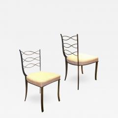 Rene Prou Pair of chairs in iron by R Prou - 1023282