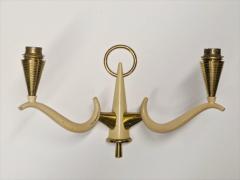 Rene Prou Ren Prou Style Pair of Two Branch Sconces - 1549713