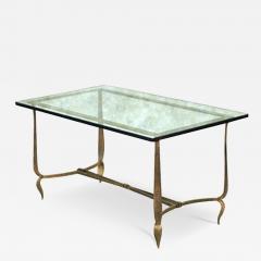 Rene Prou Rene Prou gilt iron coffee table 1645  - 3132440