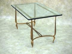 Rene Prou Rene Prou gilt iron coffee table - 3102018