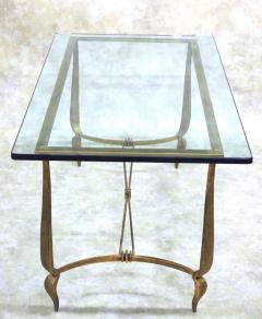 Rene Prou Rene Prou gilt iron coffee table - 3102047