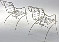 Rene Prou Rene Prou rarest set of 4 outdoor chairs in vintage condition - 1535080