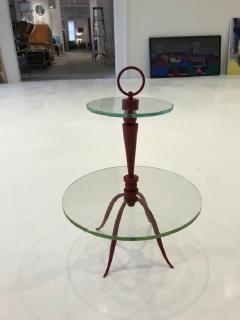 Rene Prou Small Painted Metal Cocktail Table By Ren Prou - 1132414