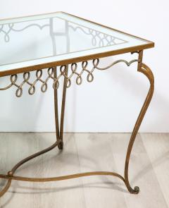 Rene Prou Superb Iron and lomis Table - 2249089