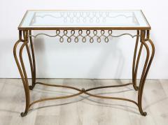 Rene Prou Superb Iron and lomis Table - 2249091