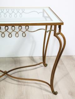 Rene Prou Superb Iron and lomis Table - 2249092