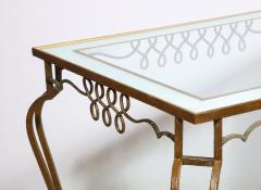 Rene Prou Superb Iron and lomis Table - 2249093