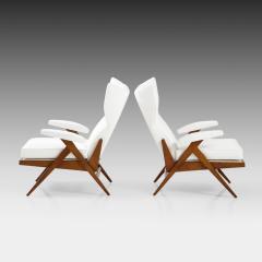 Renzo Franchi Rare Pair of Sculptural Camea Lounge Chairs by Renzo Franchi for Brianzola - 2466031