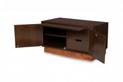 Renzo Rutili American Mid Century Renzo Rutili Walnut and Copper Credenza - 4274517