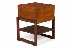 Renzo Rutili Renzo Rutili for Johnson Furniture Co American Burl Wood Nightstand - 2790041