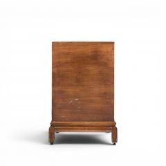 Renzo Rutili Renzo Rutili for Johnson Furniture Mid Century Walnut and Brass Credenza - 4642664