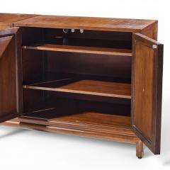 Renzo Rutili Renzo Rutili for Johnson Furniture Mid Century Walnut and Brass Credenza - 4642670