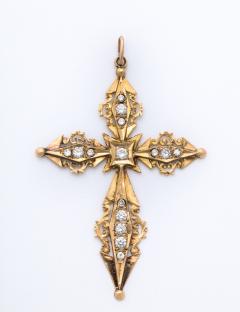 Repouss Gold French Cross - 1286736