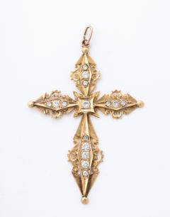 Repouss Gold French Cross - 1286737