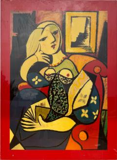 Reproduction Picasso Lacquered Poster on Board 45 x 33  - 4361344